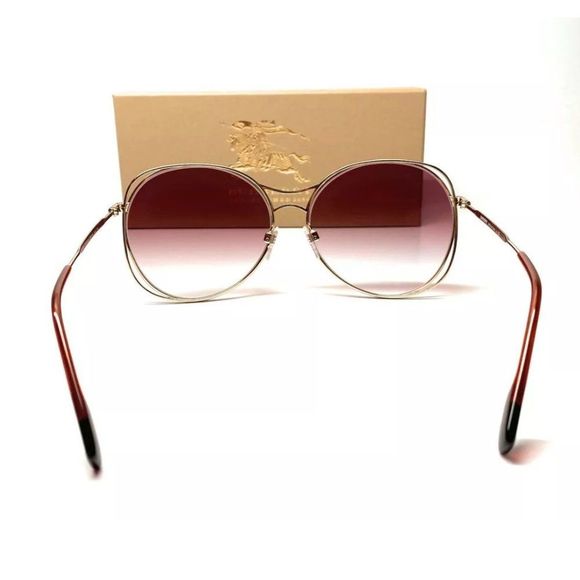 Burberry Women\'s Light Gold and Pink Sunglasses!